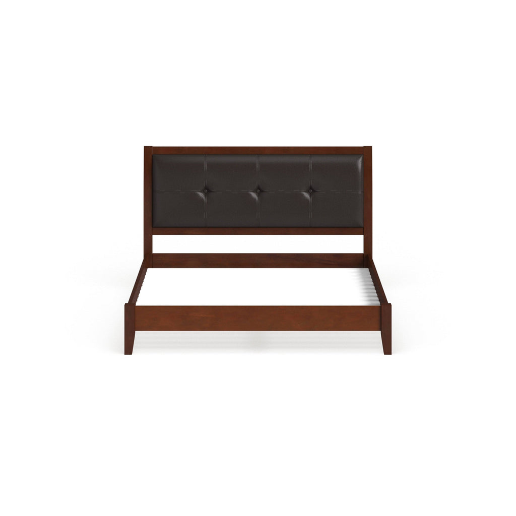 Brown Cherry California King Platform Bed H740889