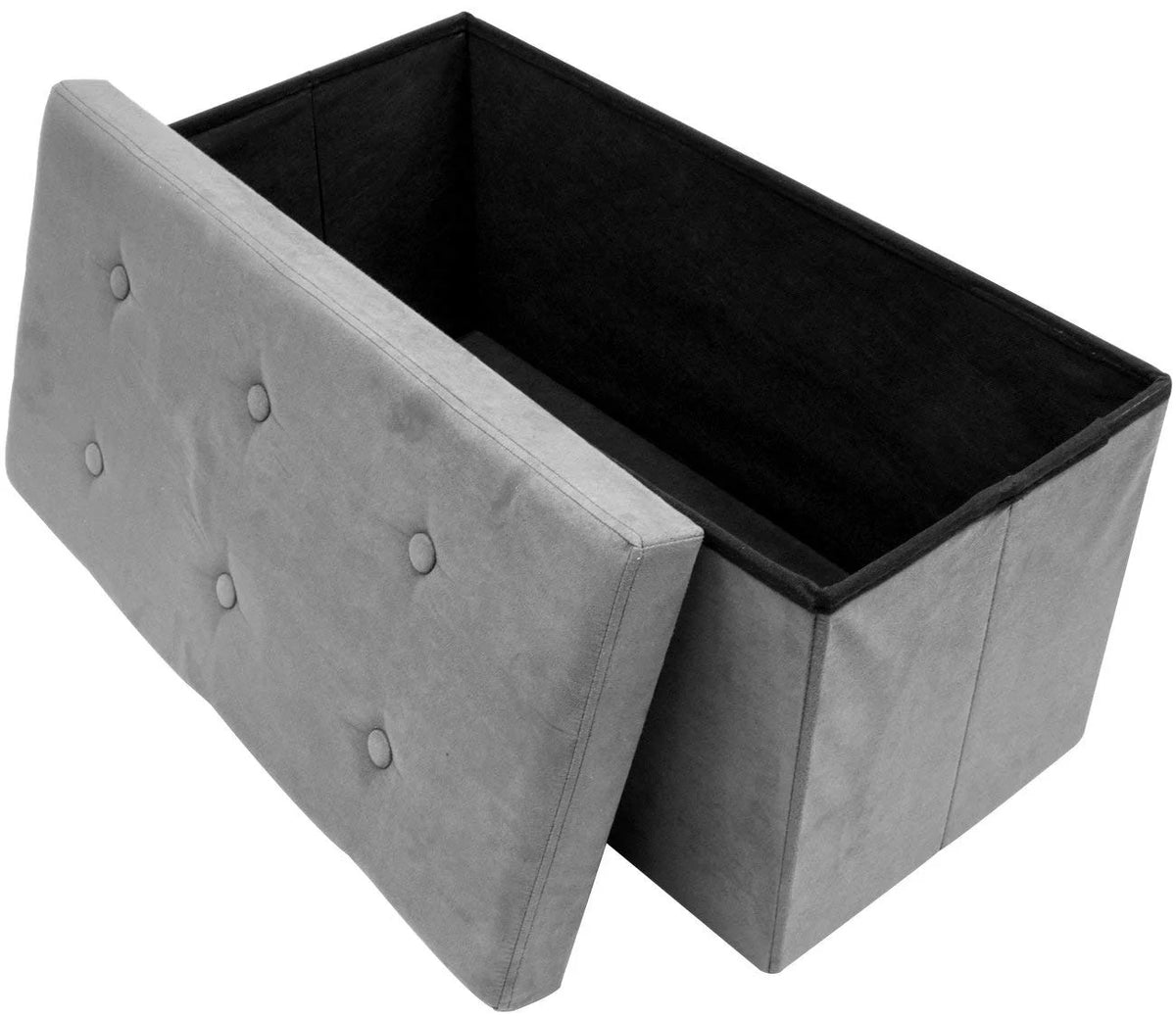 Collapsible Folding Storage Bench Ottoman with Cover V61689