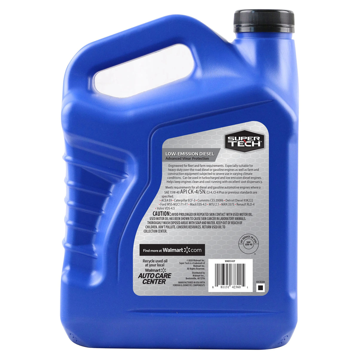 15W-40 Motor Oil, 1 Gallon K24062