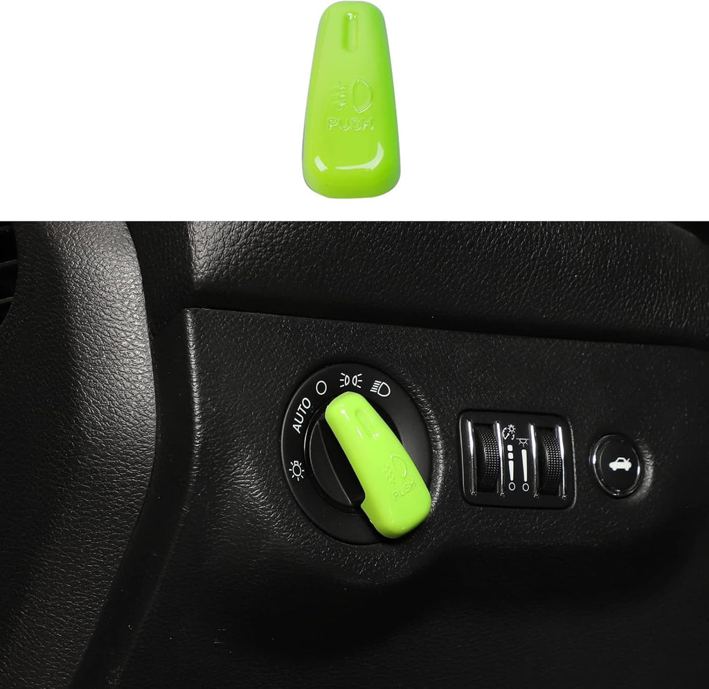 Headlight Control Switch Knob Cover Trim (Red) N88679