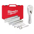 1/4 in. Drive SAE/Metric Ratchet and Socket Mechanics Tool Set (51-Piece) X6728