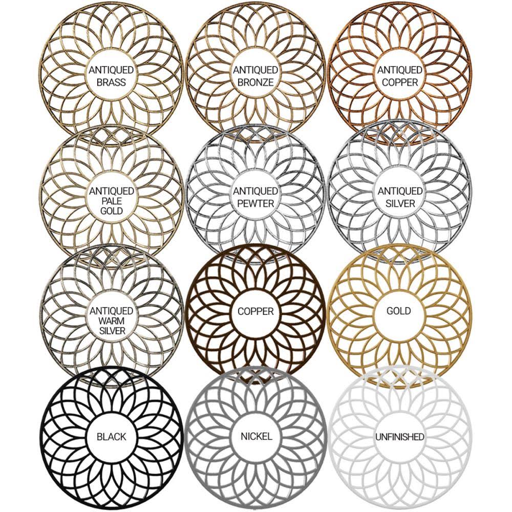 Antiqued Bronze PVC Ceiling Medallion K358