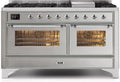 60 Dual Fuel Propane Gas Range in Stainless Steel V774