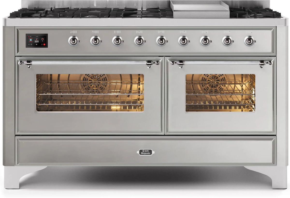 60 Dual Fuel Propane Gas Range in Stainless Steel V774