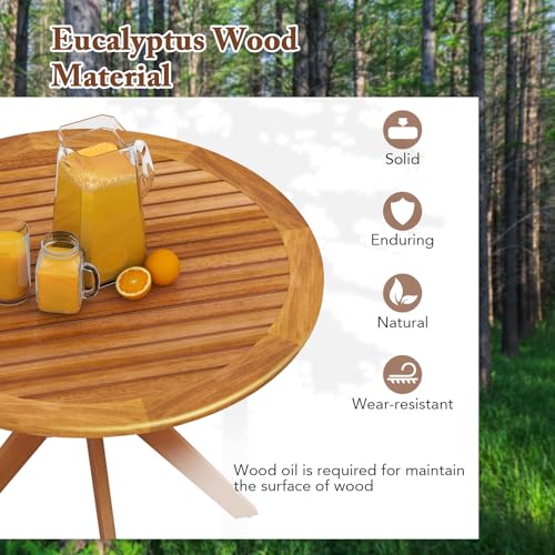 Round Wood Bistro Table N723926