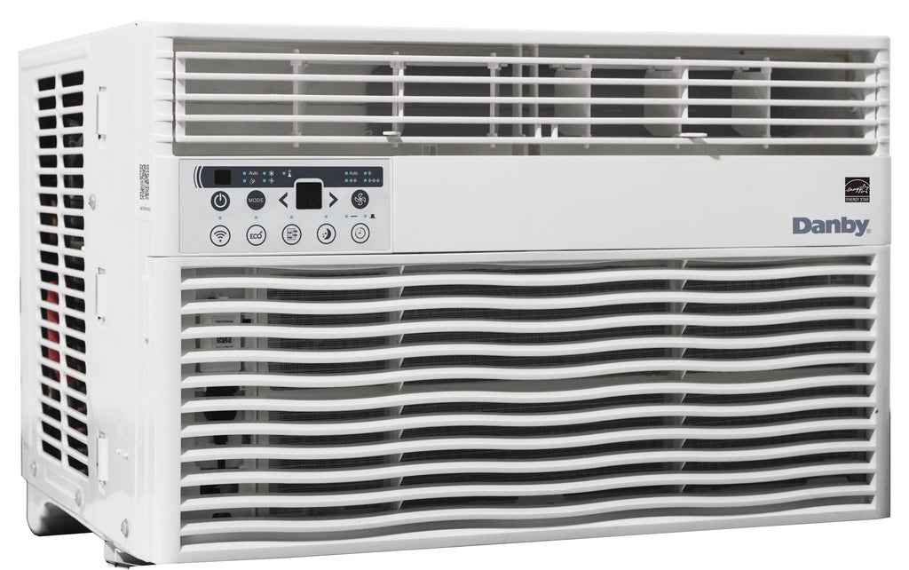 12,000 BTU White Window Air Conditioner with WiFi and Remote E1605