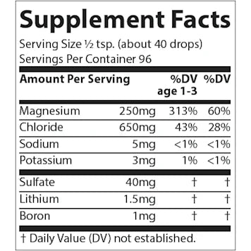 Trace Mineral Drops D827786