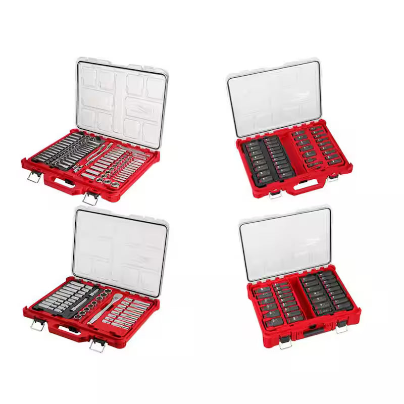 220-Piece SAE/Metric Ratchet and Socket Set R644