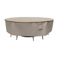 Black Ivory Extra-Large Patio Table and Chairs Cover Z747596