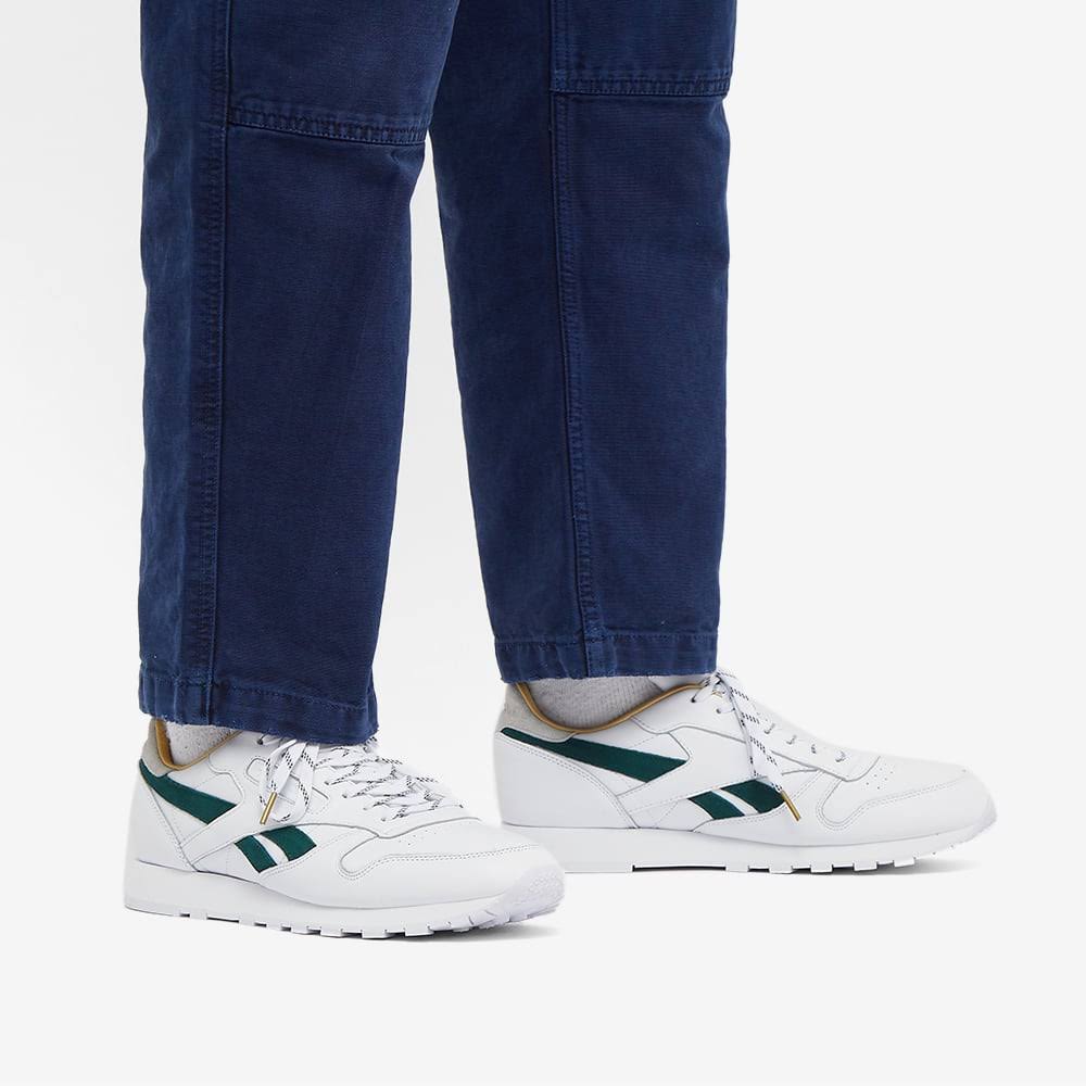 Classic Leather White Green Gold P457
