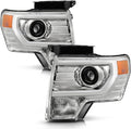 Chrome Housing Projector Headlights Driver + Passenger Side B459