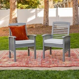 Acacia Wood Chairs Set of 2 N777