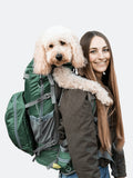 Green Dog Carrier Backpack S6179