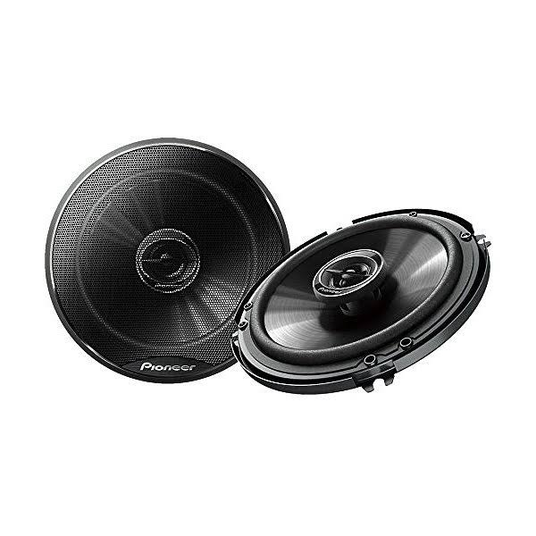 Car CD Player Receiver USB Aux Radio with 4X 6.5" 180W 3-Way Black Car Coaxial R1963