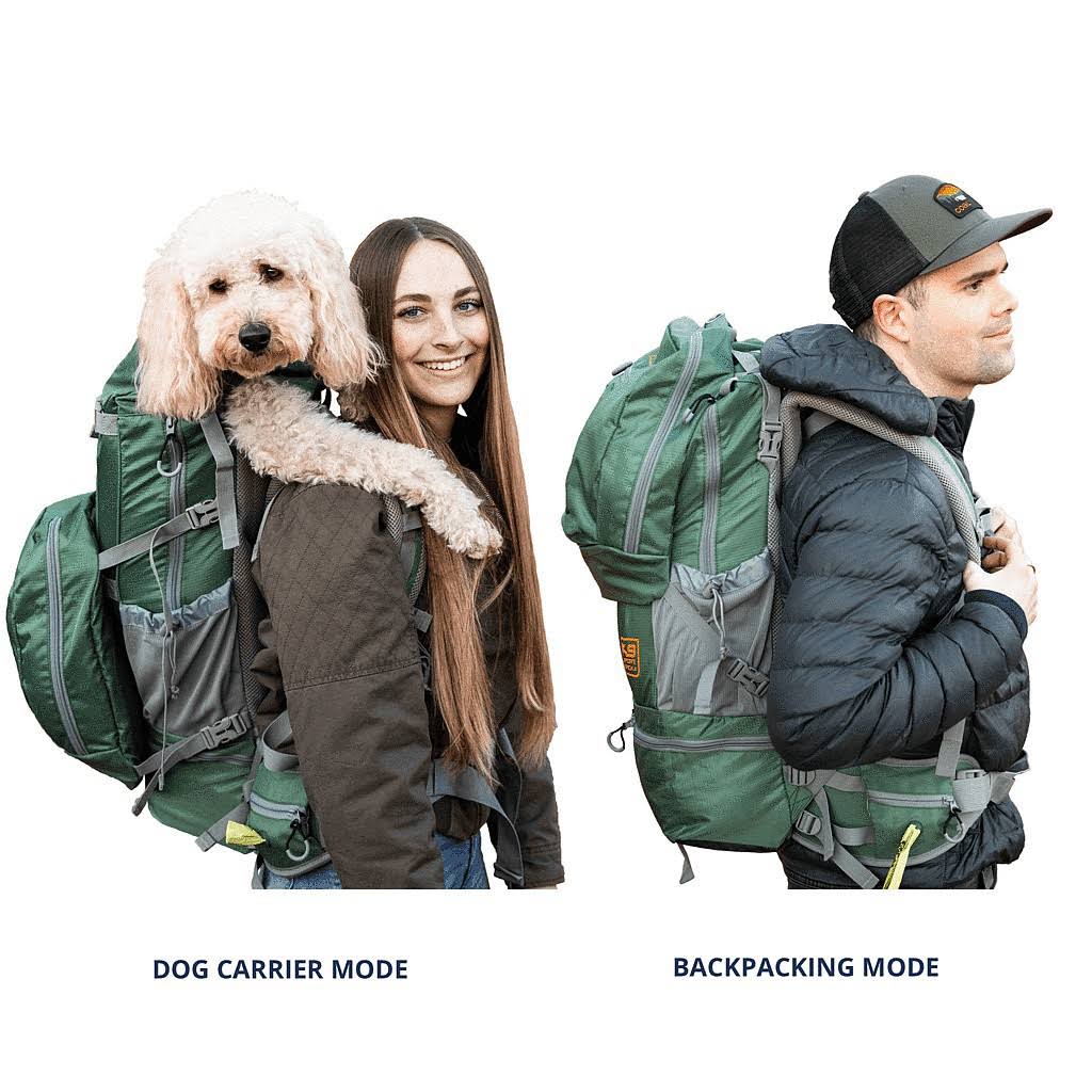 Green Dog Carrier Backpack S6179