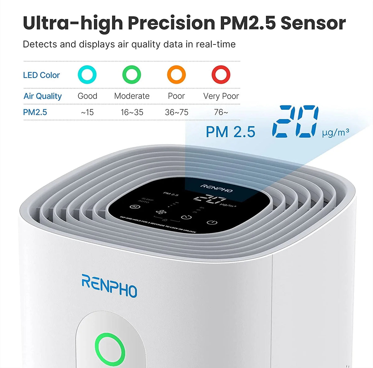 True HEPA Air Purifier White P6237