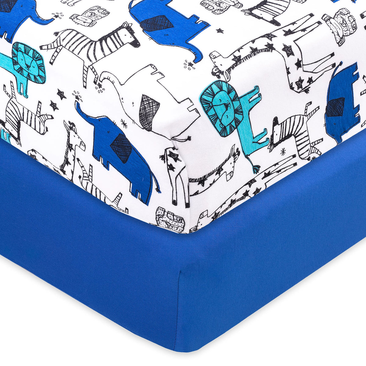 3 Pc Organic Cotton Crib Bedding Set C659