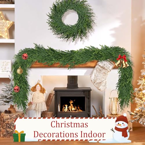 9Ft Artificial Evergreen Cedar Pine Garland M7803
