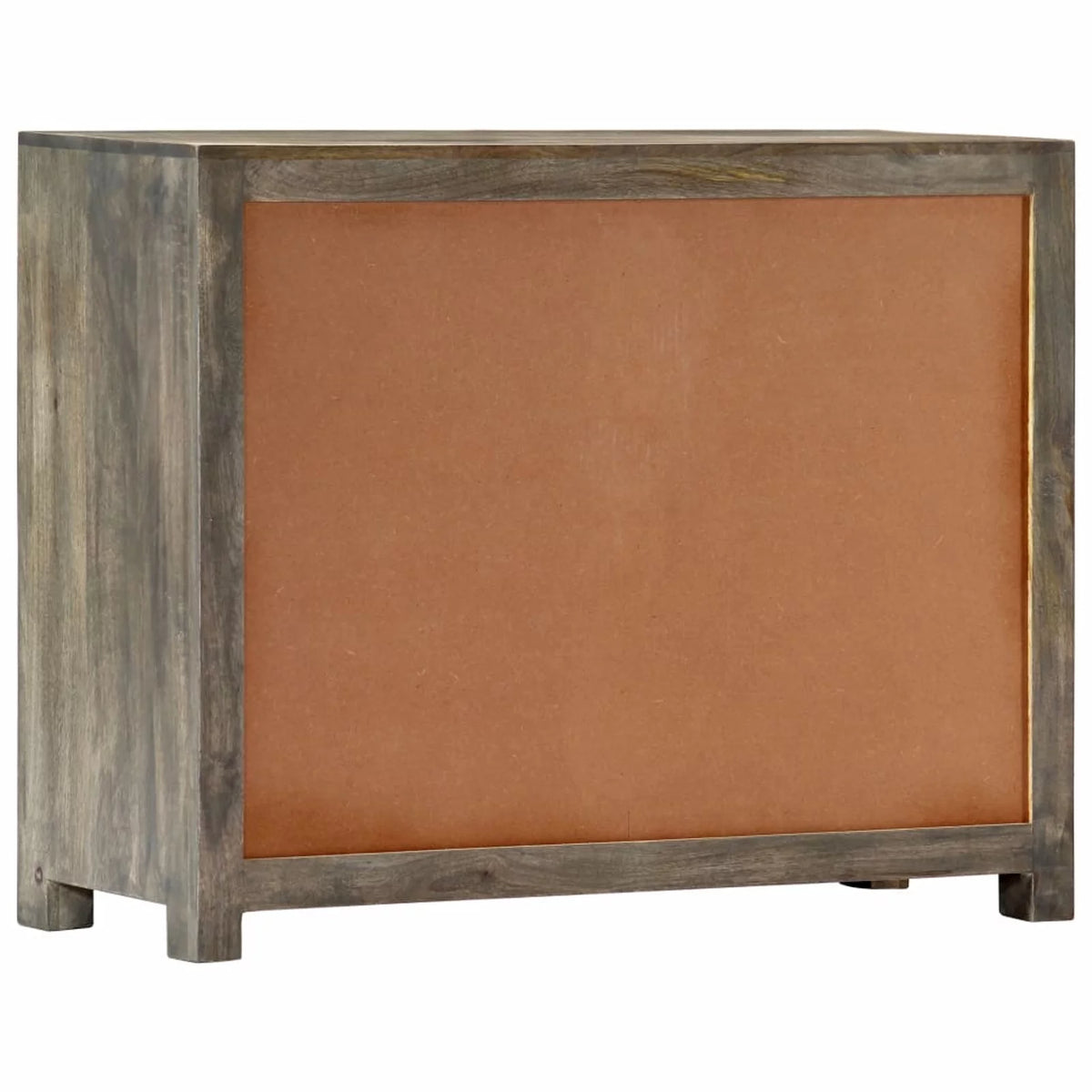 Gray Solid Mango Wood Side Cabinet H551884