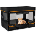 Black Dog Playpen with Iron Frame Z883282