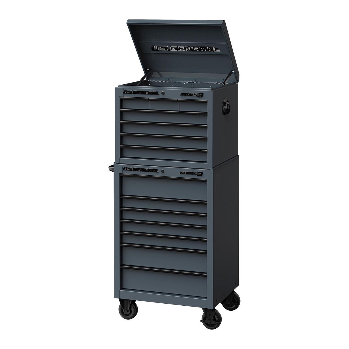 27 in. x 22 in. Slate Gray Top Chest O563