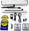 Electric Door Opener + 2PCS 304 Stainless Steel 2-in-1 Push Switch S323