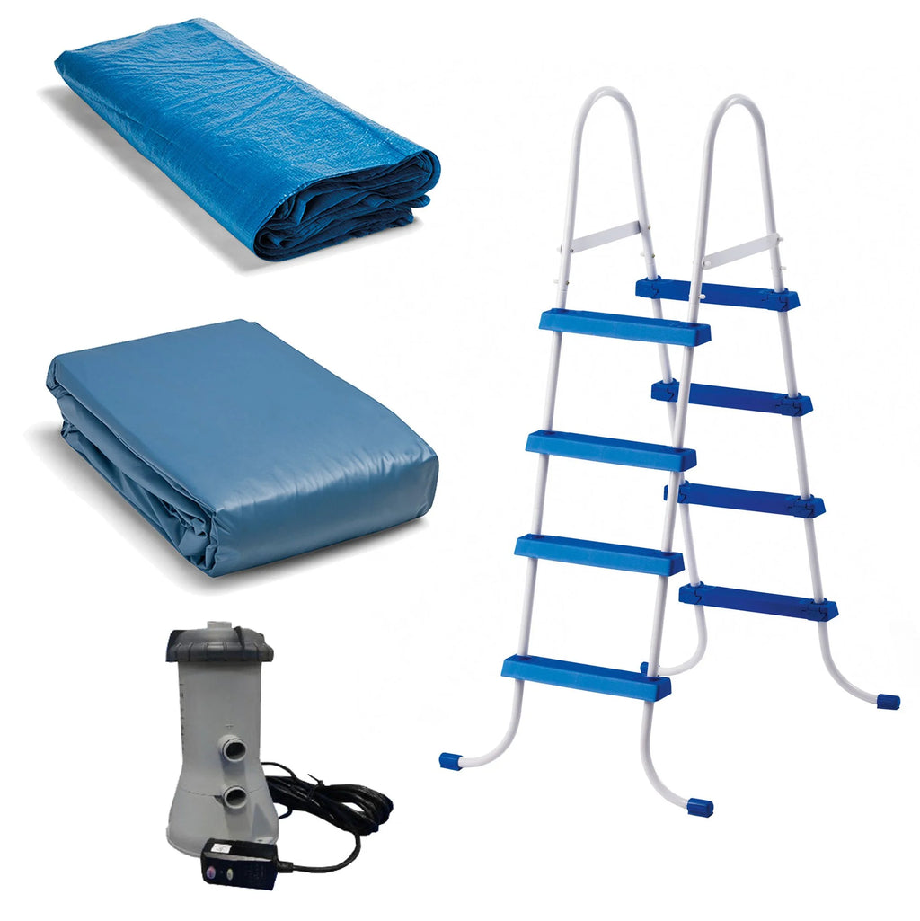 Above Ground Swimming Pool with Ladder and Pump E22716