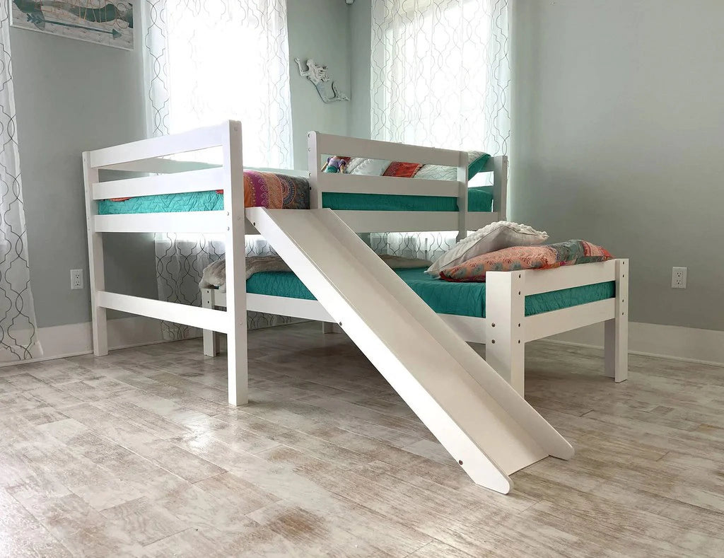 Full over Twin Bunk Bed with Slide Q76093