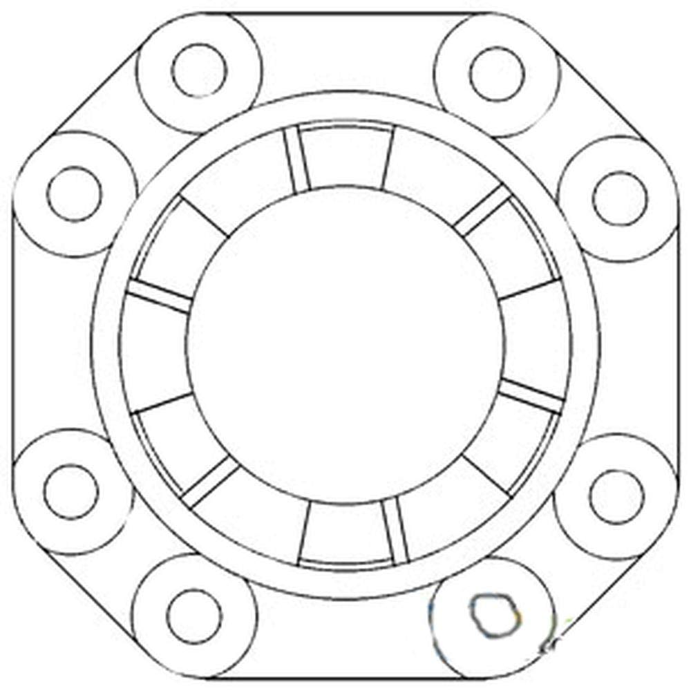 New Tractor Differential Coupling Cap I63191