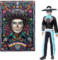 2024 Día De Muertos Ken Doll in Black Suit with Sky Blue Accents T12625