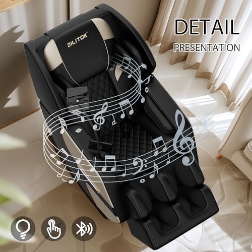 Black Full Body Massage Chair with Zero Gravity F184