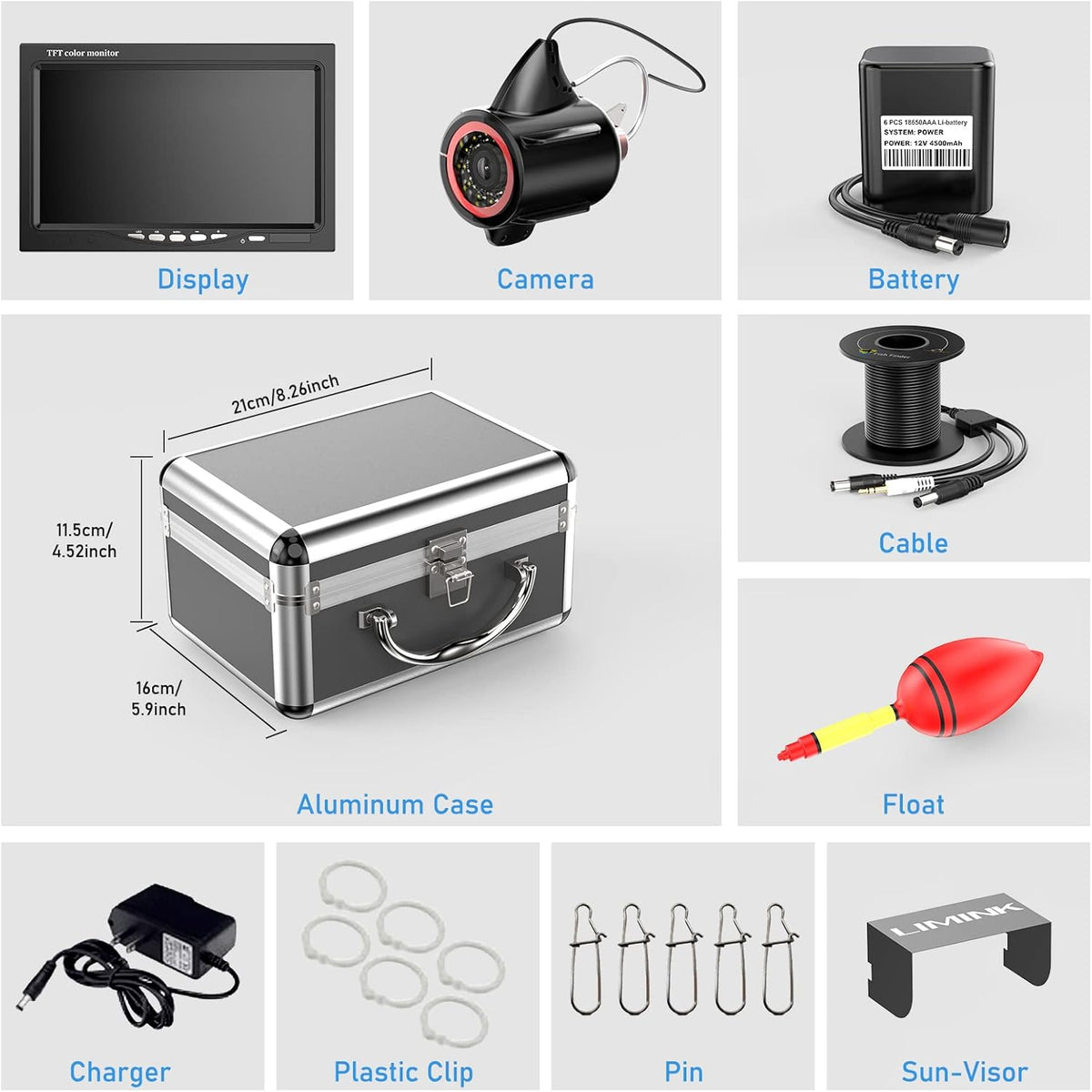 Underwater Fishing Camera with 7'' LCD Display T857