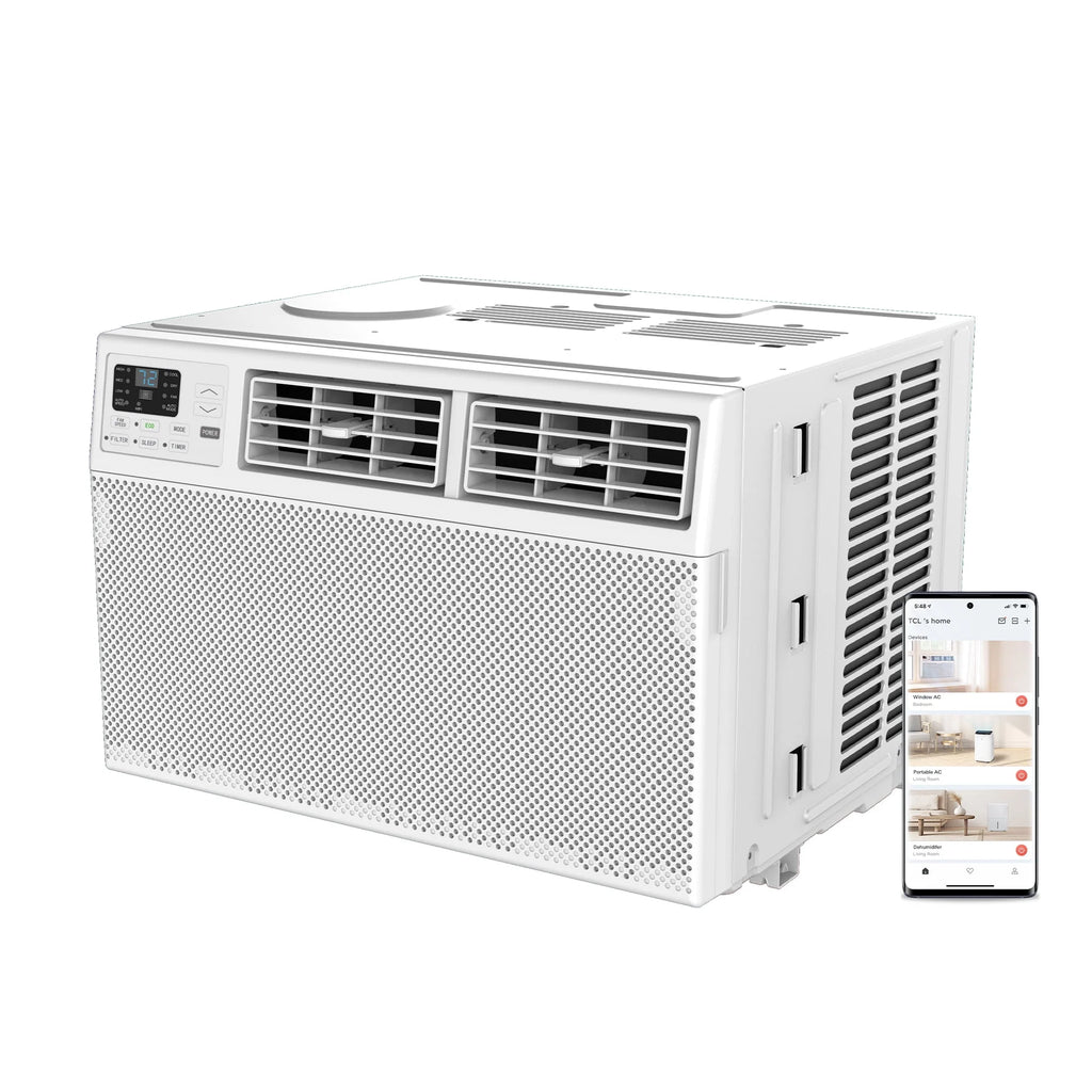 10,000 BTU Smart Window Air Conditioner, White Q60423