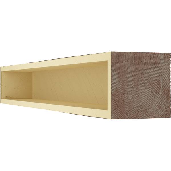 Rough Sawn Faux Wood Fireplace Mantel Z4820