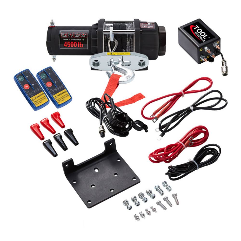 12V 4500lb Electric Winch Wirerope X4245
