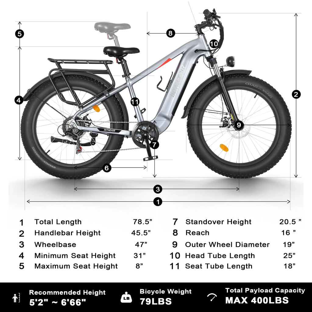 Electric Bike 26 Fat Tire 750W 48V D4182
