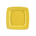 Yellow Stoneware Square Plate, Box of 36 S403