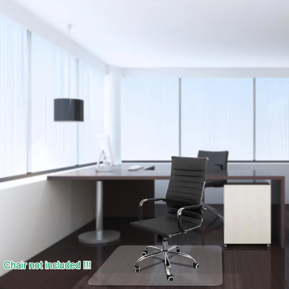 Clear PVC Desk Chair Mat for Hard Wood Floor W838437