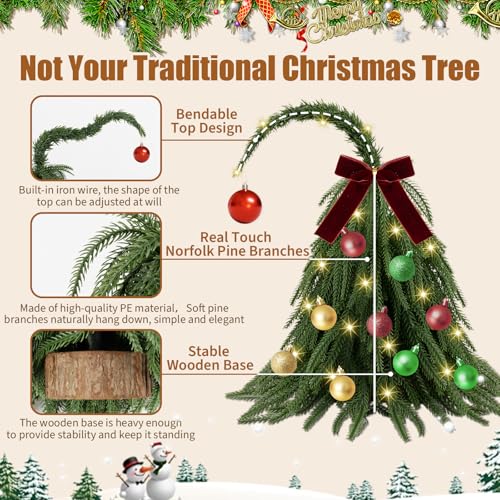 12 Inch Pine Christmas Tree with 40 Lights F79857