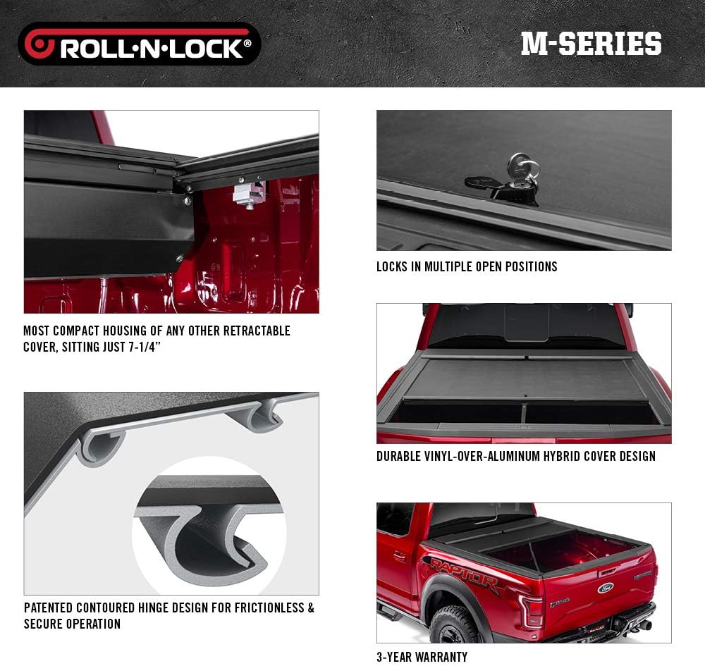 Retractable Truck Bed Tonneau Cover D3886