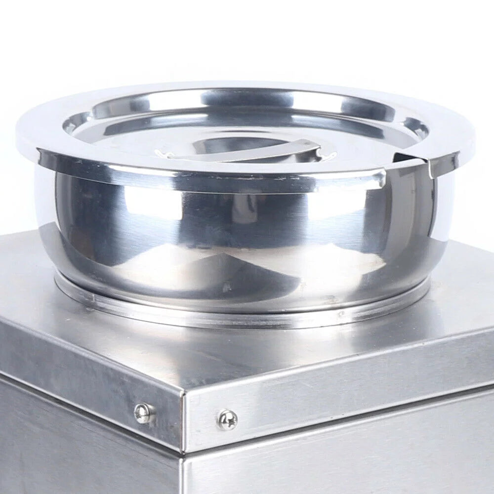 Electric Hot Fudge Caramel Cheese Sauce Warmer Pump Stainless Steel D8065