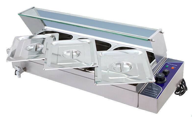110V 3-Well Commercial Food Warmer Y55831