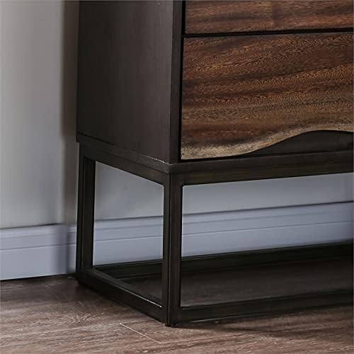 Wood 2-Drawer Nightstand I78485