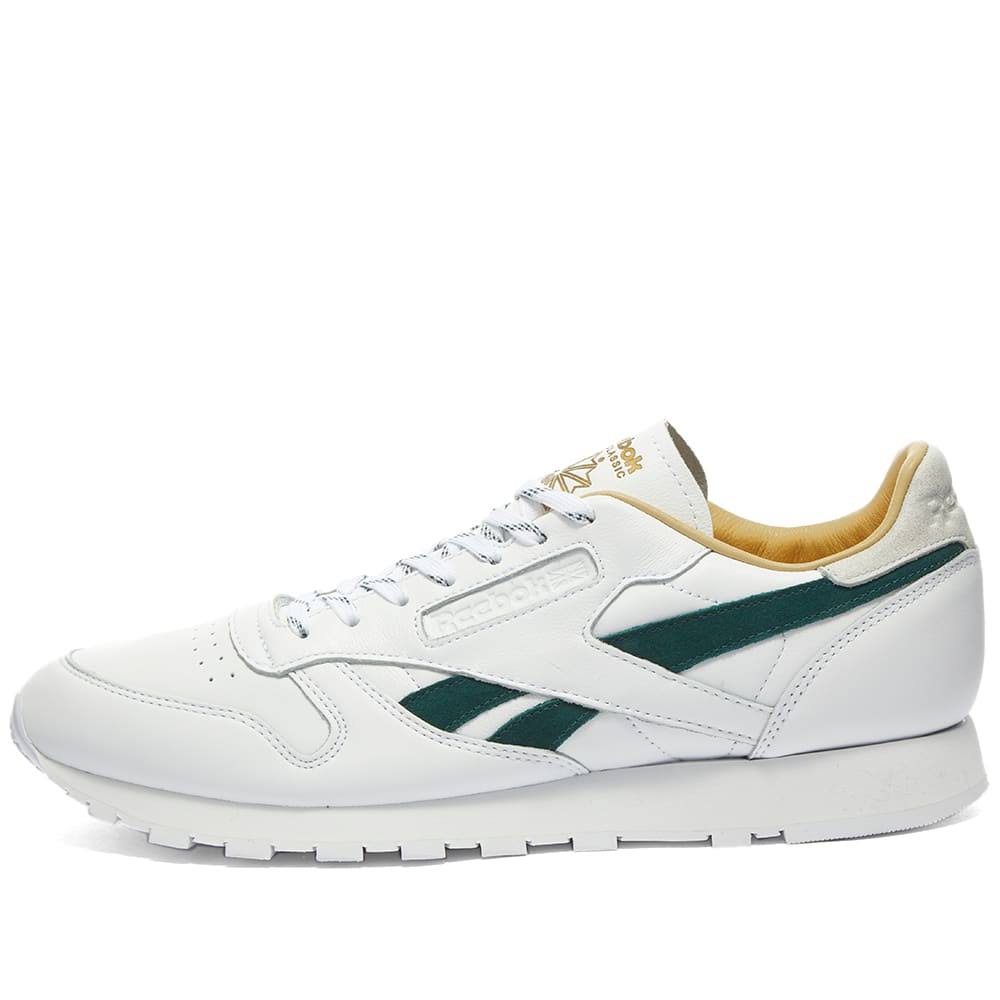 Classic Leather White Green Gold P457