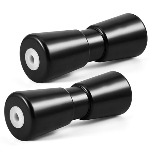 2 Pack Heavy Duty Rubber Boat Trailer Roller T8425