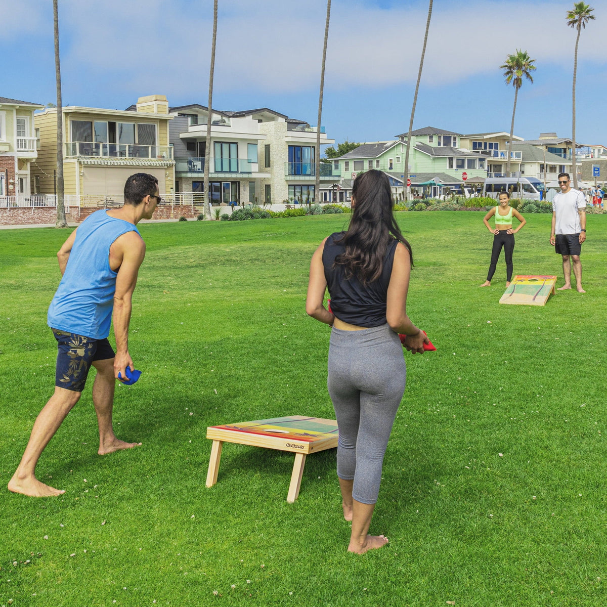 4'x2' Wood Cornhole Set J632270