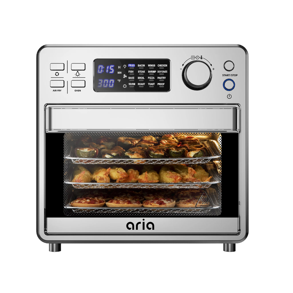 17QT Stainless Steel Air Fryer & Toaster Oven I852