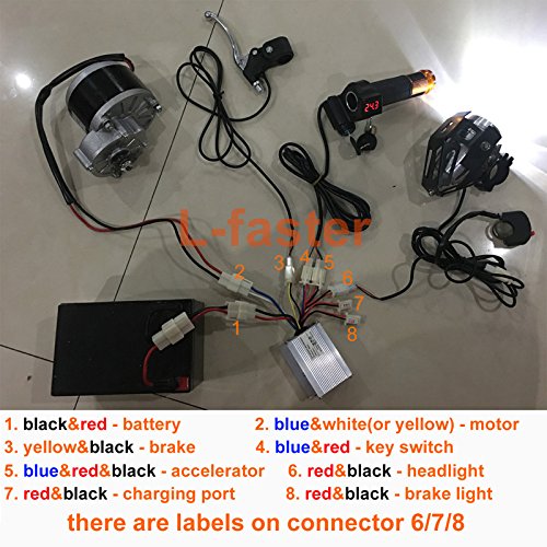 250W Electric Conversion Kit Left Chain Drive N3557