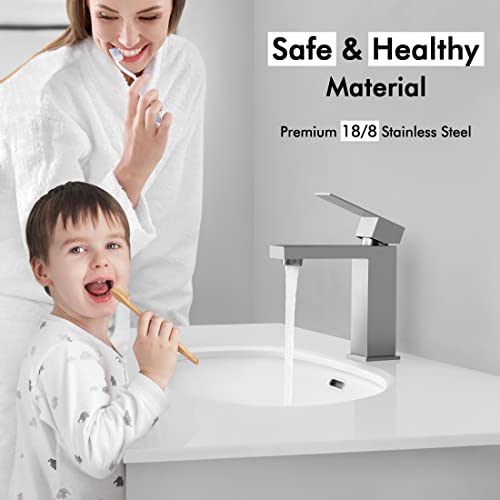 Black Vessel Sink Faucet with Sink Drain X695