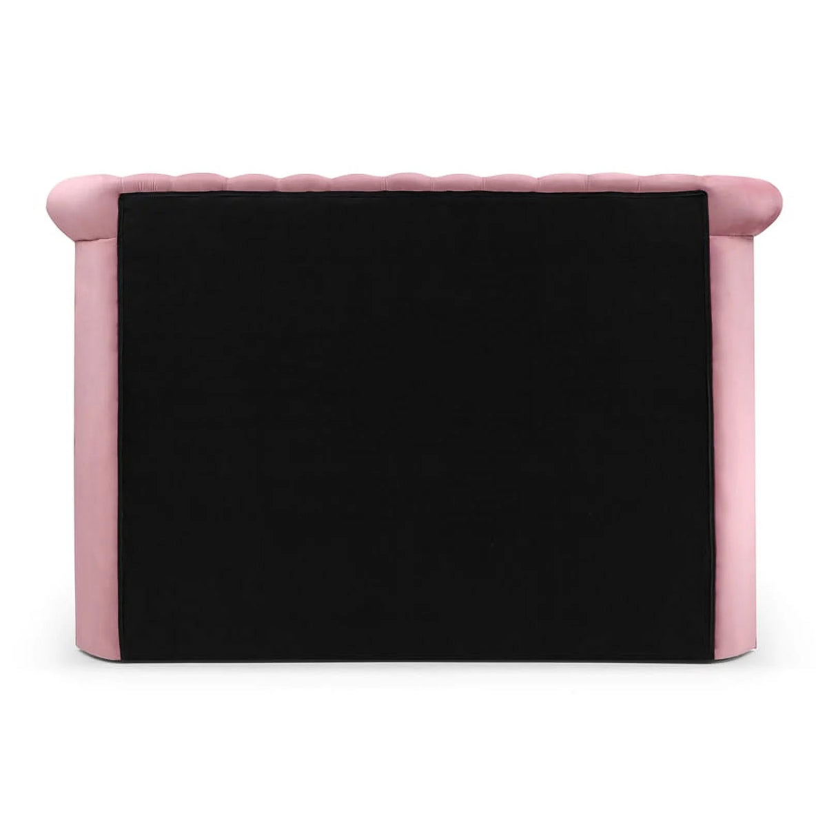 Pink Velvet Upholstered King Bed T306448